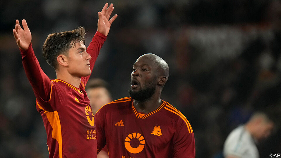 Paulo Dybala en Romelu Lukaku: afwerker en aangever van de 2-1.