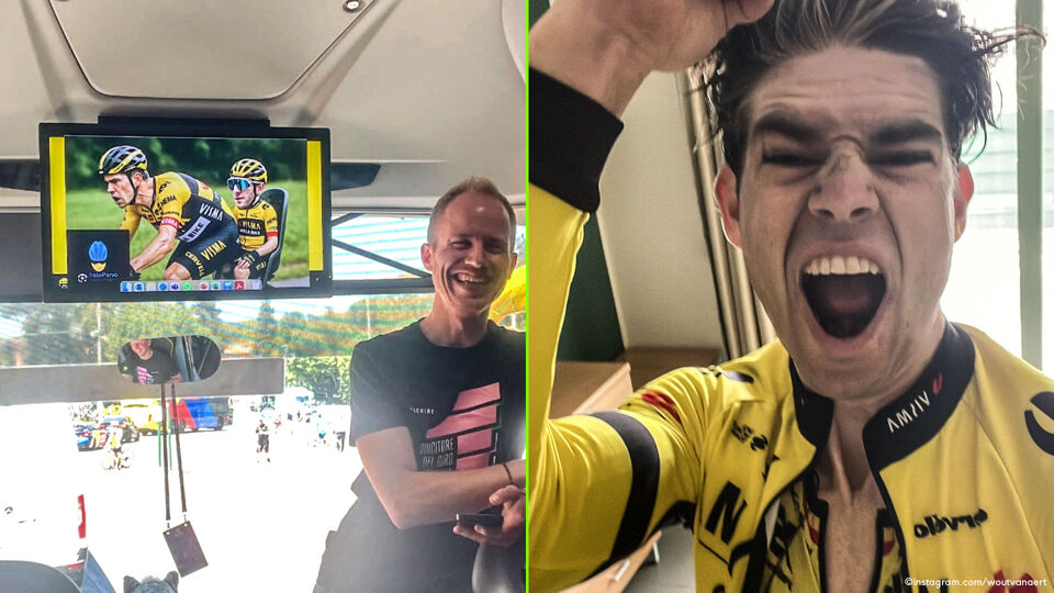 Wout van Aert en Simon Yates
